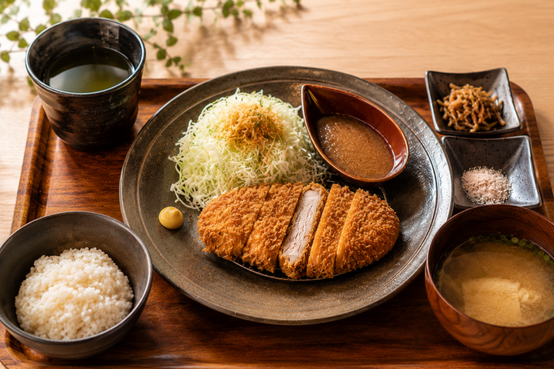 箱根山麓豚ロースカツ定食