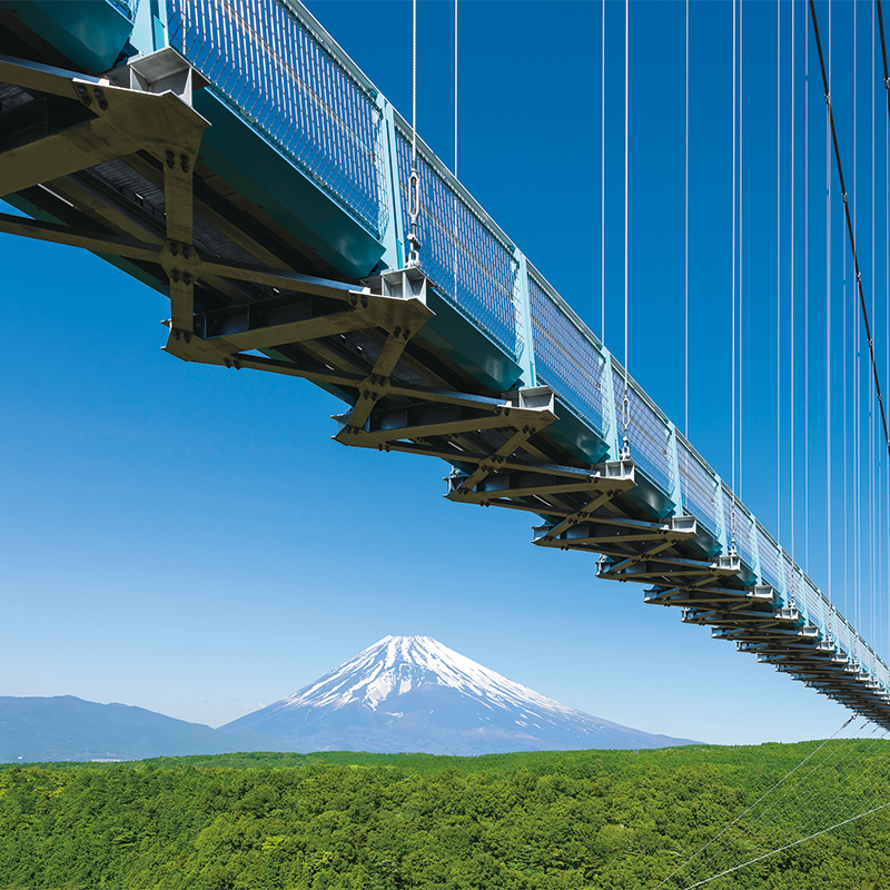 絶景と発散。 富士山を望む大吊橋 三島スカイウォーク
