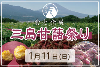 坂もの野菜祭り「三島甘藷祭り2026」開催！