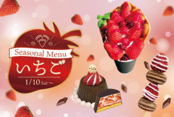 【期間限定】旬のいちごを味わおう！