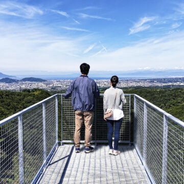 SKY CROSSで記念撮影